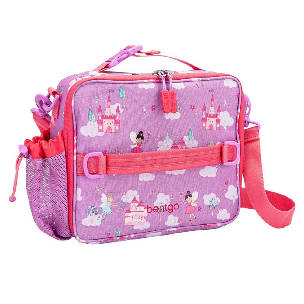 Whimsical Pink and Purple fairies Lunch Bag